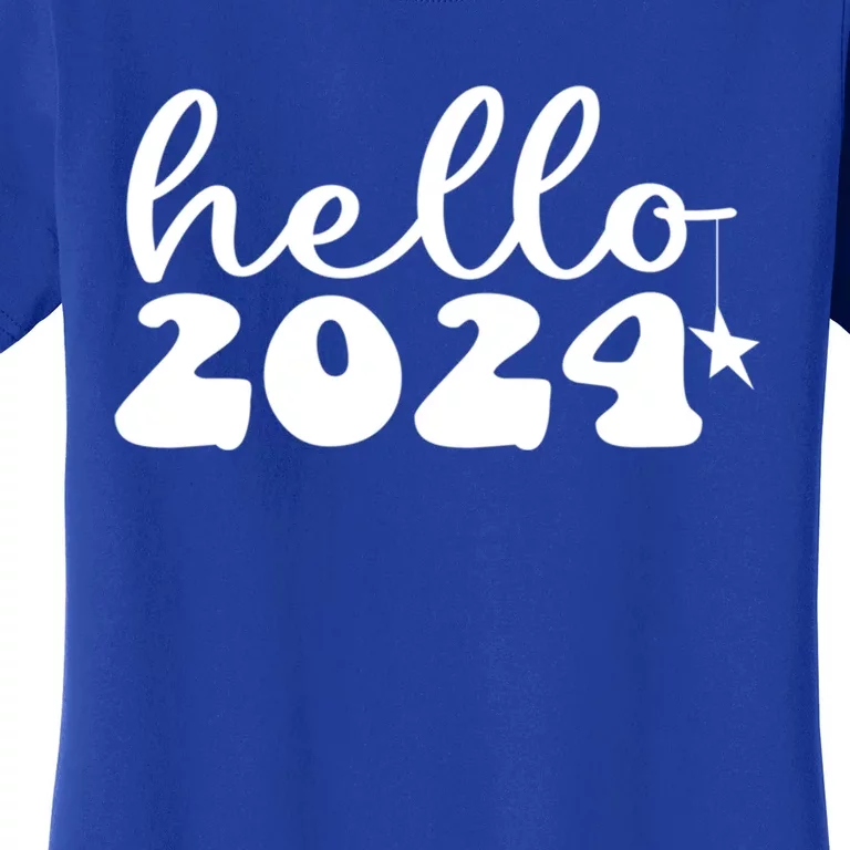 Hello 2024 Happy New Year Great Gift Women's T-Shirt