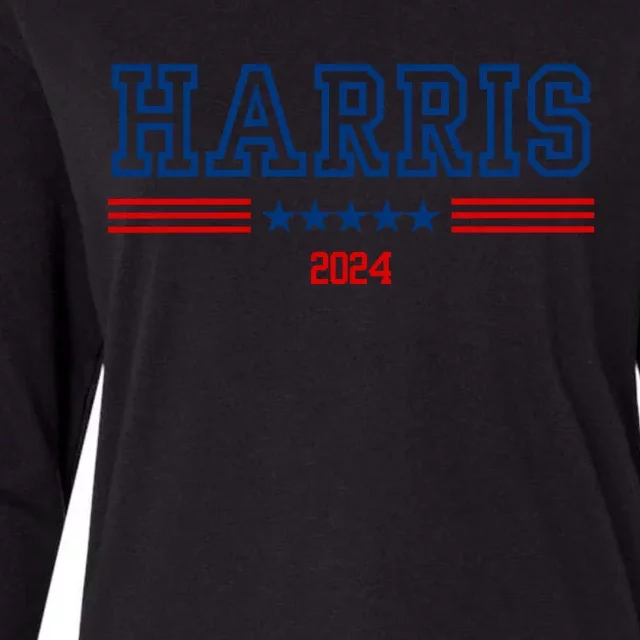 Harris 2024 Womens Cotton Relaxed Long Sleeve T-Shirt