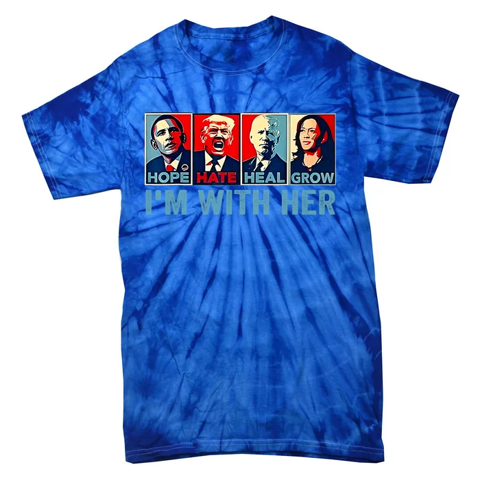 Harris 2024 IM With Her Kamala Harris Vote President Tie-Dye T-Shirt