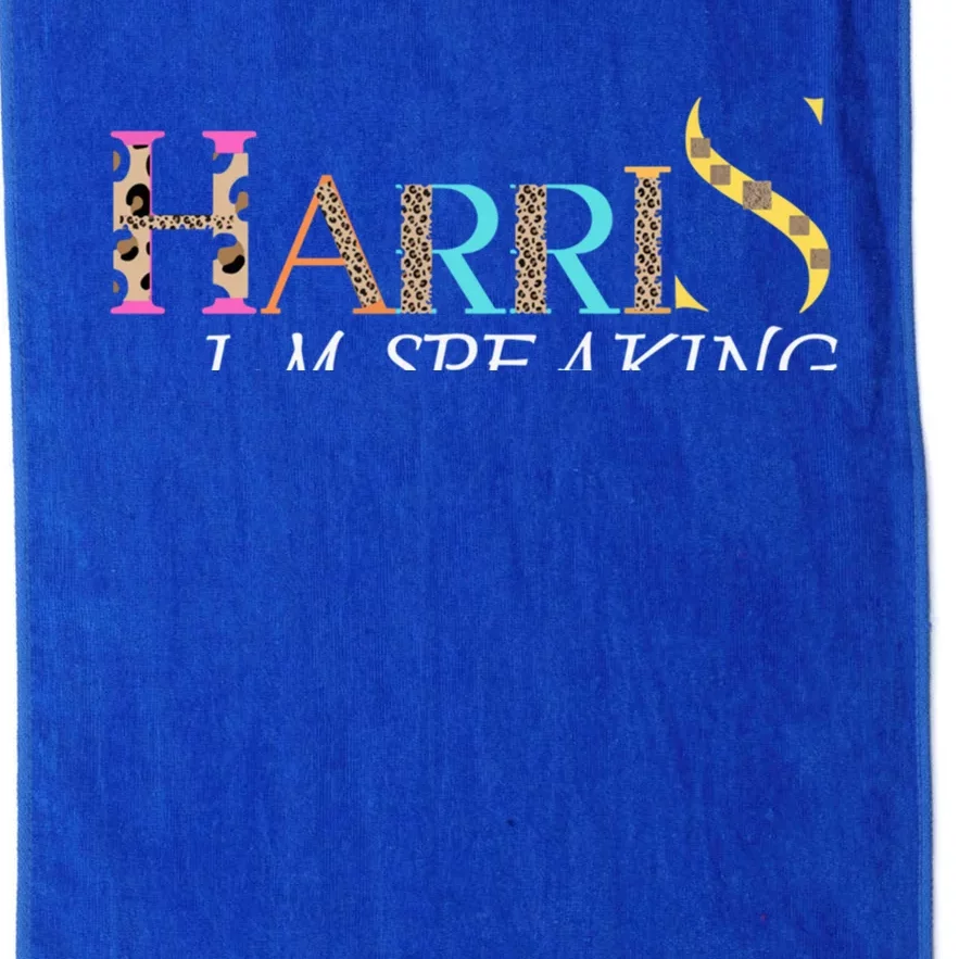 Harris 2024 I M Speaking Gift Platinum Collection Golf Towel