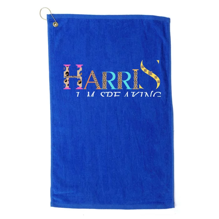 Harris 2024 I M Speaking Gift Platinum Collection Golf Towel