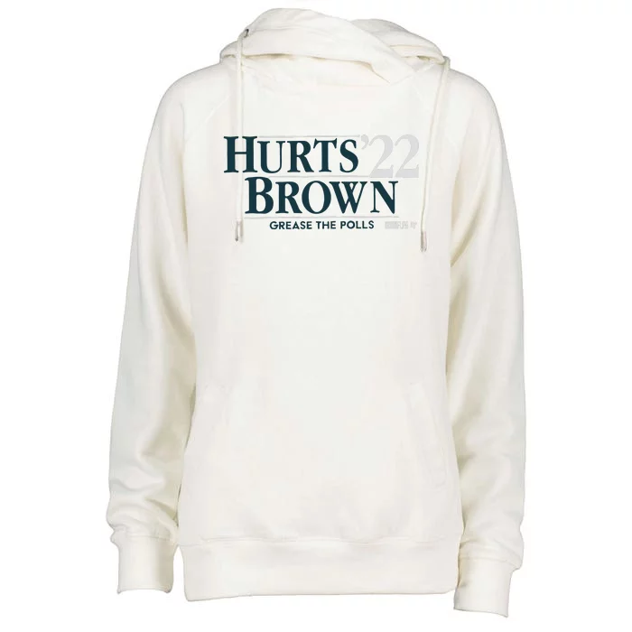 Hurtsbrown ’22 Jalen Hurts Womens Funnel Neck Pullover Hood