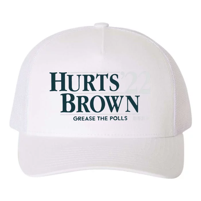 Hurtsbrown ’22 Jalen Hurts Yupoong Adult 5-Panel Trucker Hat