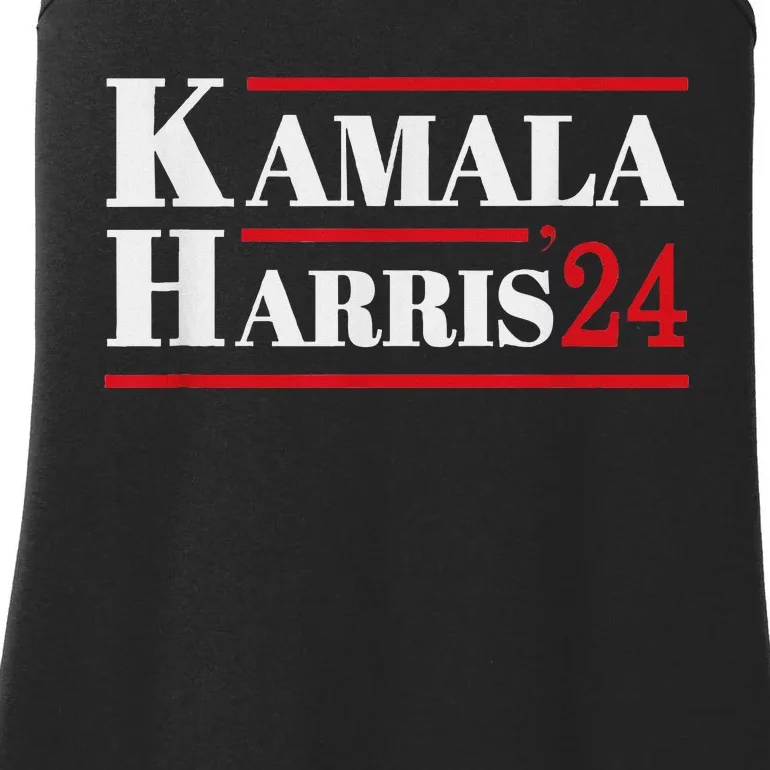 Harris 2024 Kamala Harris 2024 Elections American Flag Ladies Essential Tank