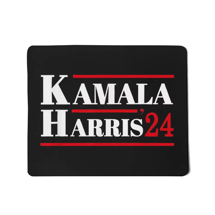 Harris 2024 Kamala Harris 2024 Elections American Flag Mousepad