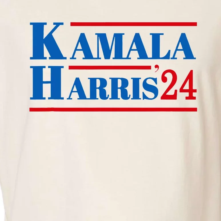 Harris 2024 Kamala Harris 2024 Elections American Flag Garment-Dyed Women's Muscle Tee