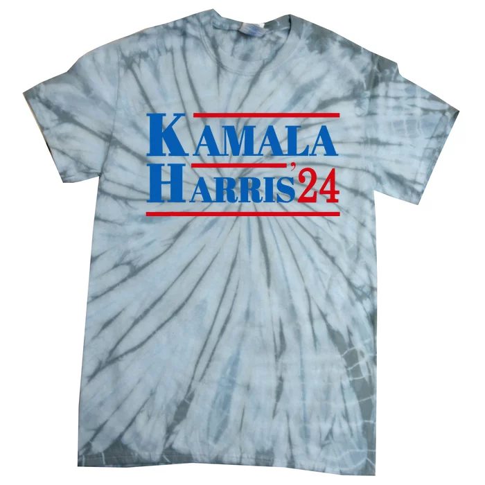 Harris 2024 Kamala Harris 2024 Elections American Flag Tie-Dye T-Shirt