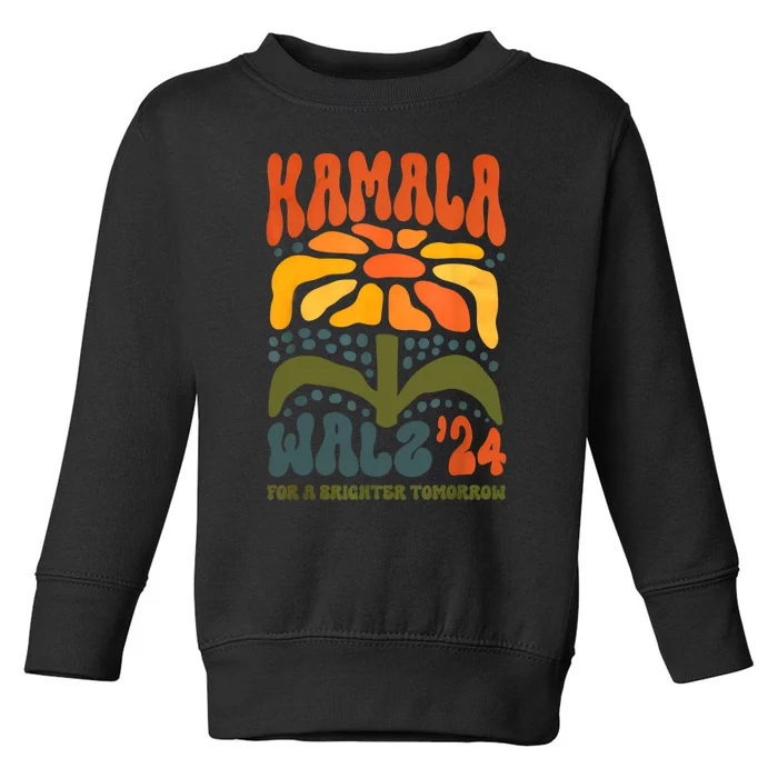 Harriswaltz 2024 Kamalaharris Timwaltz 2024 Toddler Sweatshirt