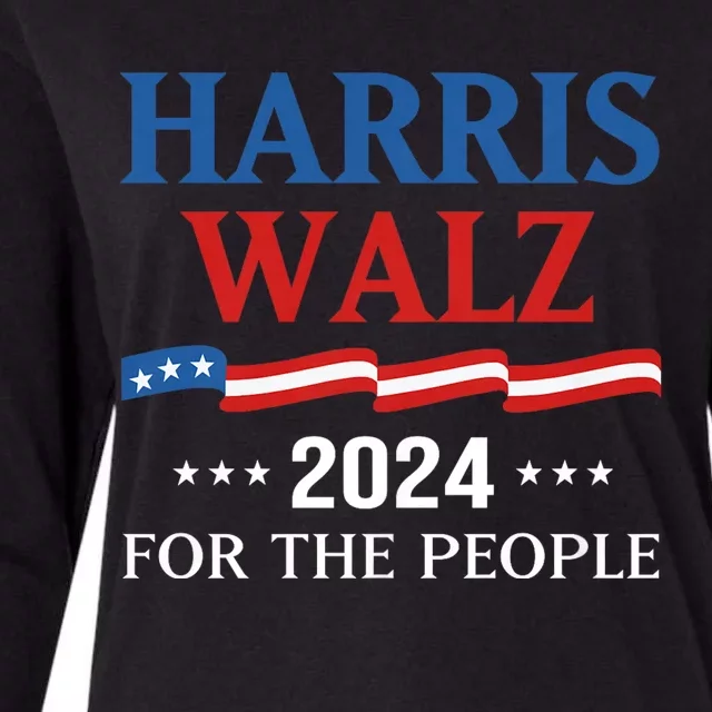 Harriswaltz 2024 Kamalaharris Timwaltz 2024 Womens Cotton Relaxed Long Sleeve T-Shirt