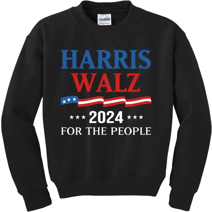 Harriswaltz 2024 Kamalaharris Timwaltz 2024 Kids Sweatshirt