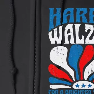 Harriswaltz 2024 Kamalaharris Timwaltz 2024 Full Zip Hoodie