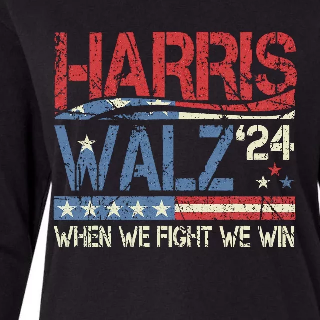 Harriswaltz 2024 Kamalaharris Timwaltz 2024 Womens Cotton Relaxed Long Sleeve T-Shirt