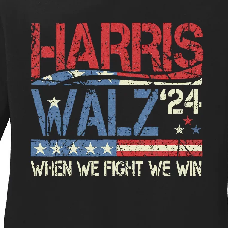 Harriswaltz 2024 Kamalaharris Timwaltz 2024 Ladies Long Sleeve Shirt