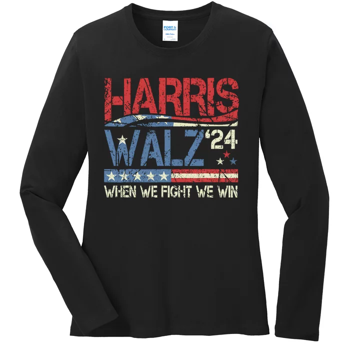 Harriswaltz 2024 Kamalaharris Timwaltz 2024 Ladies Long Sleeve Shirt