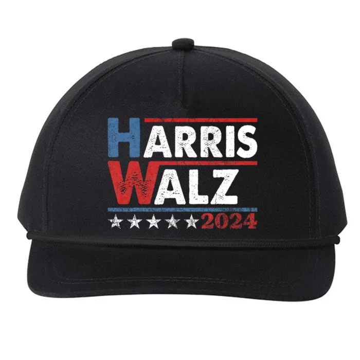 Harriswaltz 2024 Kamalaharris Timwaltz 2024 Snapback Five-Panel Rope Hat