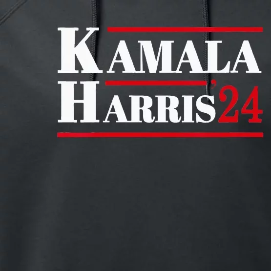 Harris 2024 Kamala Harris 2024 Elections American Flag Performance Fleece Hoodie