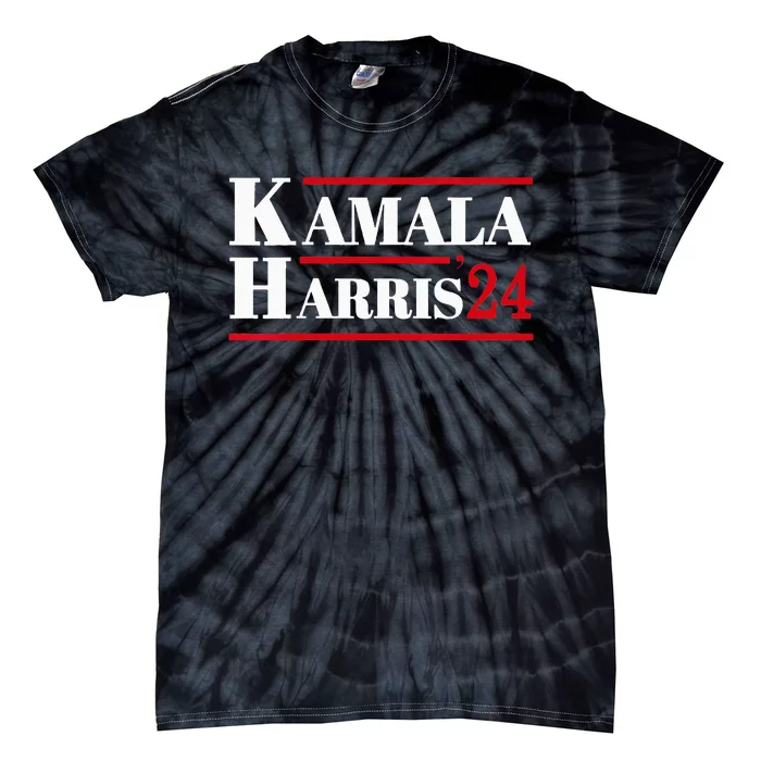 Harris 2024 Kamala Harris 2024 Elections American Flag Tie-Dye T-Shirt