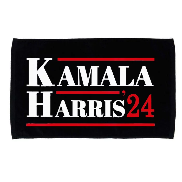 Harris 2024 Kamala Harris 2024 Elections American Flag Microfiber Hand Towel