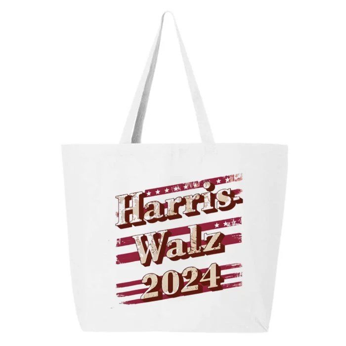 Harriswalz 2024 Kamala Harris And Tim Walz Supporters 25L Jumbo Tote