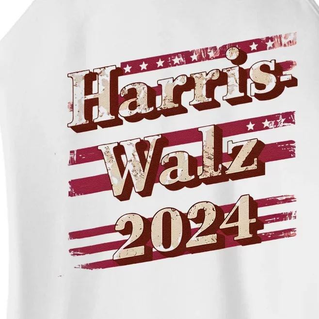 Harriswalz 2024 Kamala Harris And Tim Walz Supporters Women’s Perfect Tri Rocker Tank