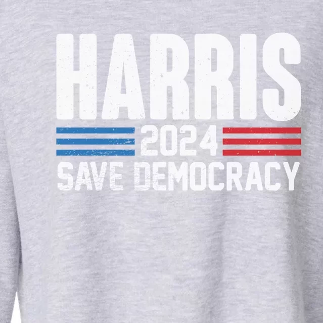 Harris 2024 Kamala Harris 24 For The People I Am Speaking Cute Gift Cropped Pullover Crew