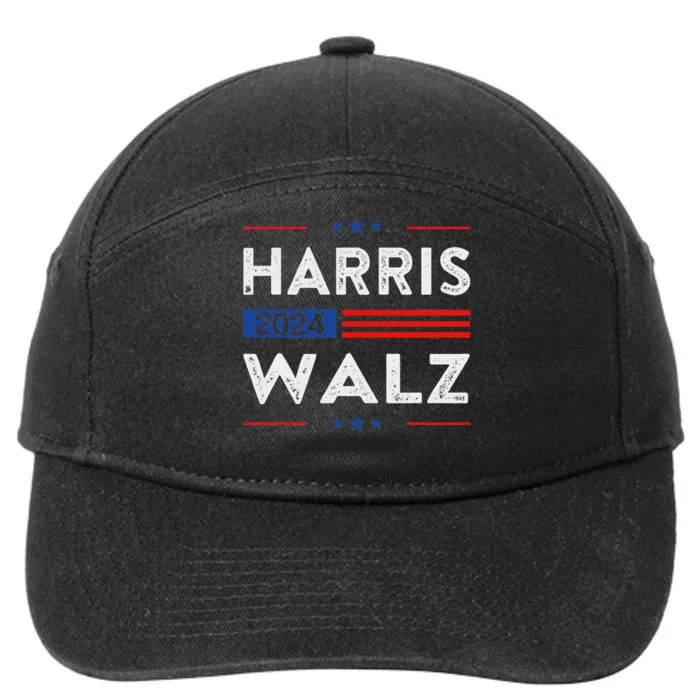 Harriswaltz 2024 Kamalaharris Timwaltz 2024 7-Panel Snapback Hat