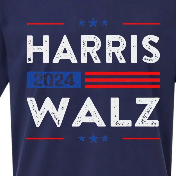 Harriswaltz 2024 Kamalaharris Timwaltz 2024 Sueded Cloud Jersey T-Shirt