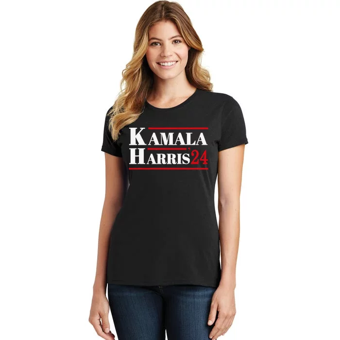 Harris 2024 Kamala Harris 2024 Elections American Flag Women's T-Shirt