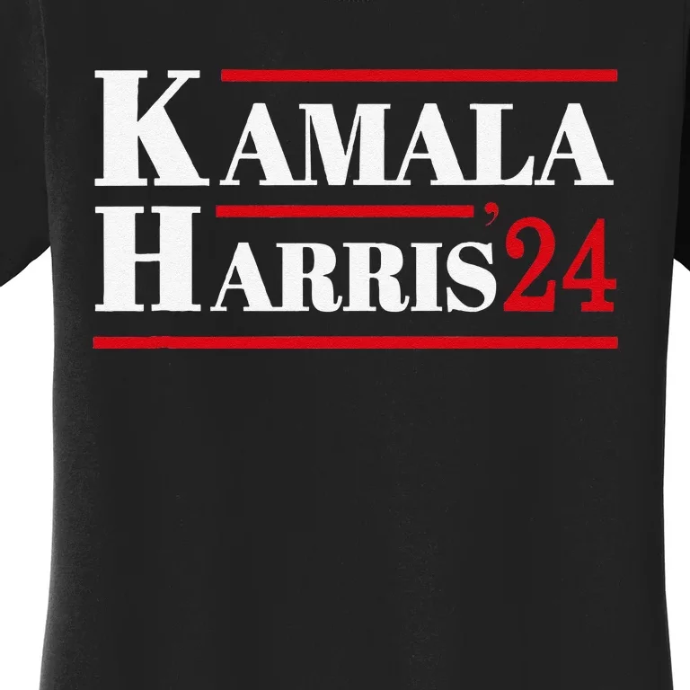 Harris 2024 Kamala Harris 2024 Elections American Flag Women's T-Shirt