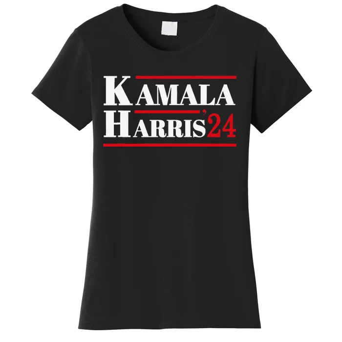 Harris 2024 Kamala Harris 2024 Elections American Flag Women's T-Shirt