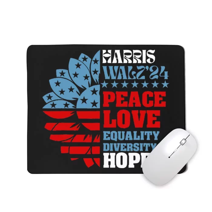 Harriswaltz 2024 Kamalaharris Timwaltz 2024 Mousepad