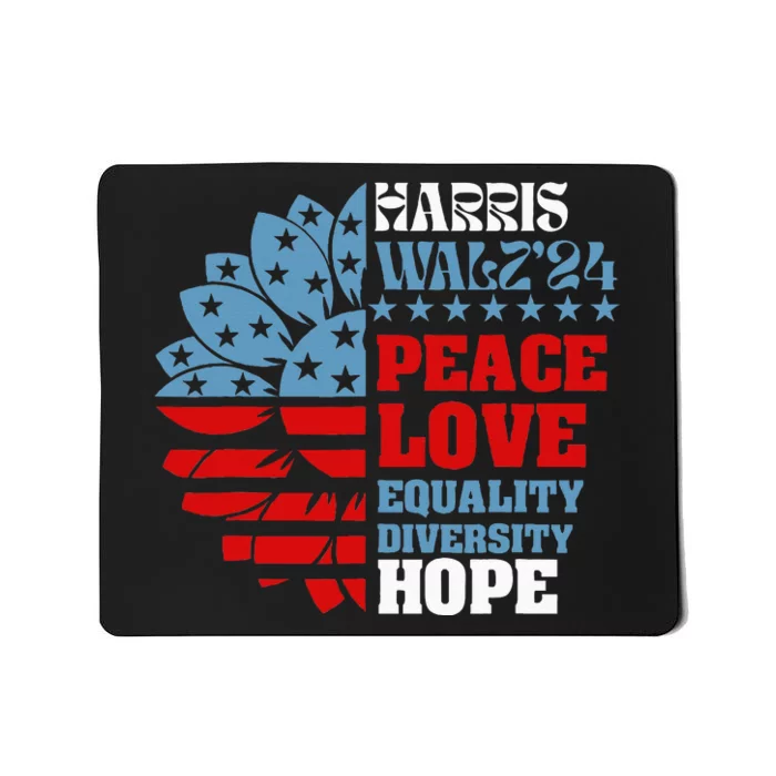 Harriswaltz 2024 Kamalaharris Timwaltz 2024 Mousepad