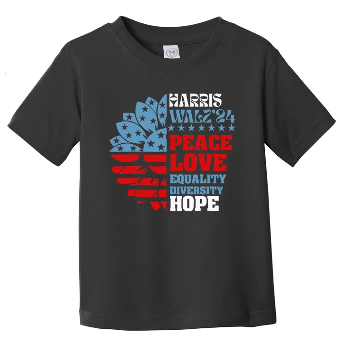 Harriswaltz 2024 Kamalaharris Timwaltz 2024 Toddler T-Shirt