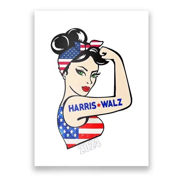 Harriswaltz 2024 Kamalaharris Timwaltz 2024 Poster