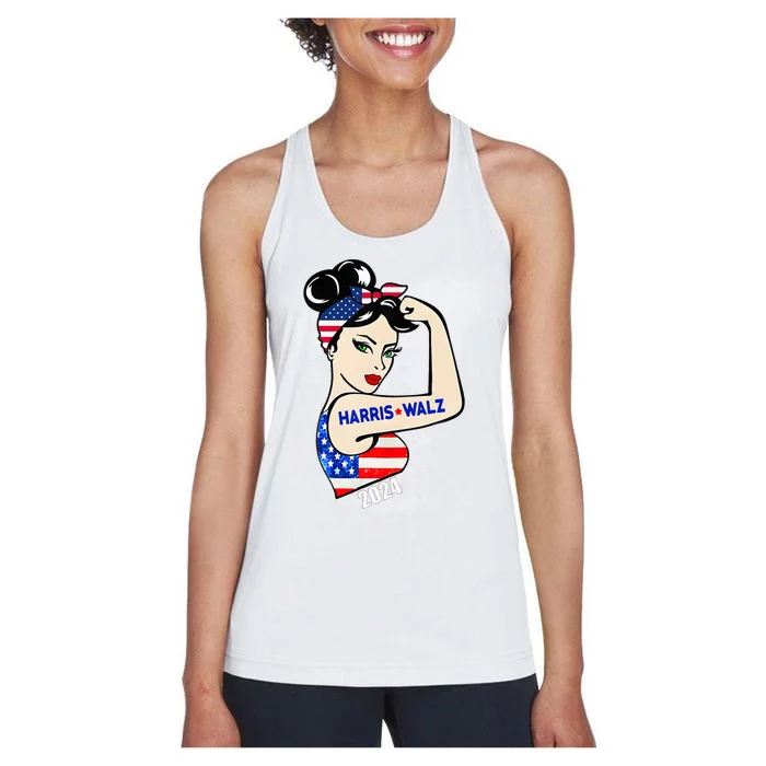 Harriswaltz 2024 Kamalaharris Timwaltz 2024 Women's Racerback Tank