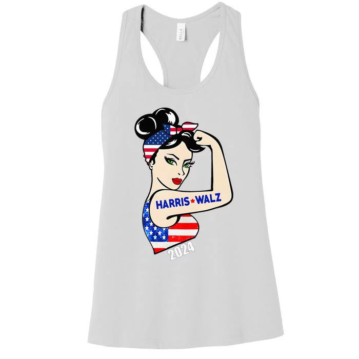 Harriswaltz 2024 Kamalaharris Timwaltz 2024 Women's Racerback Tank