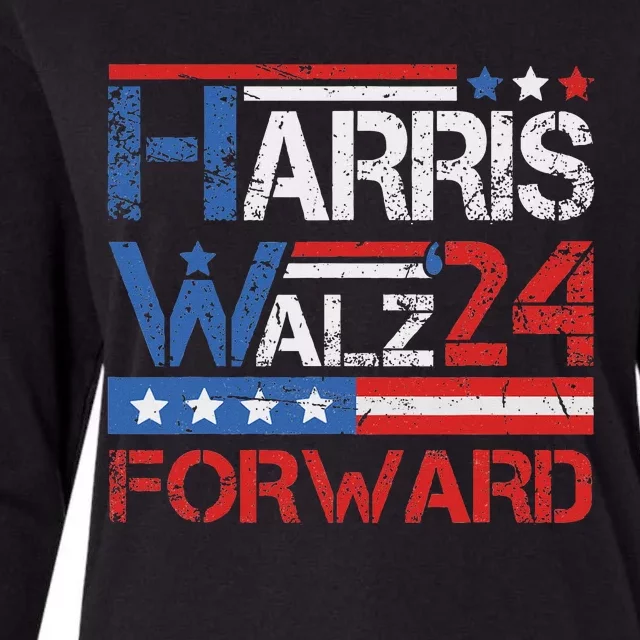 Harriswaltz 2024 Kamalaharris Timwaltz 2024 Womens Cotton Relaxed Long Sleeve T-Shirt