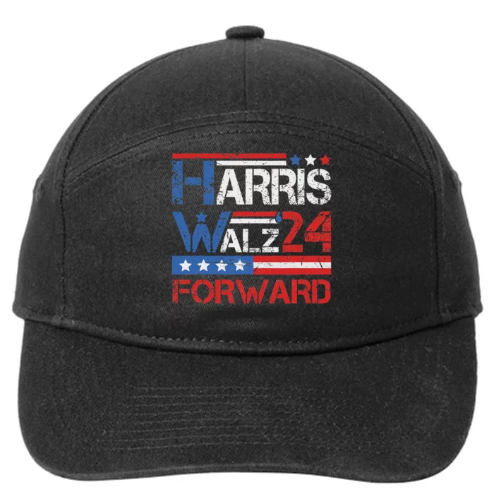 Harriswaltz 2024 Kamalaharris Timwaltz 2024 7-Panel Snapback Hat