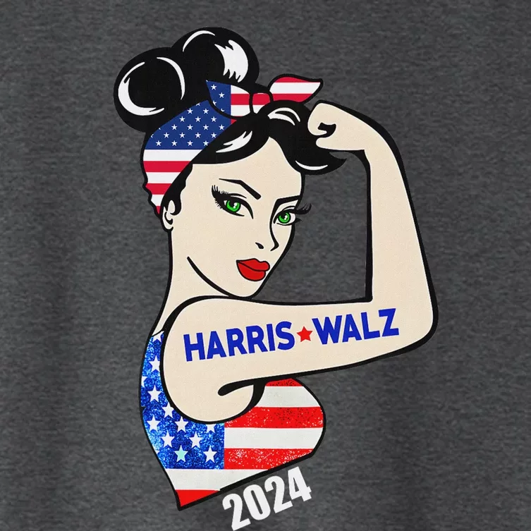 Harriswaltz 2024 Kamalaharris Timwaltz 2024 Women's Crop Top Tee