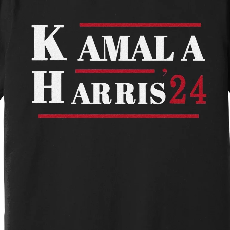 Harris 2024 Kamala Harris 2024 Elections American Flag Gift Premium T-Shirt