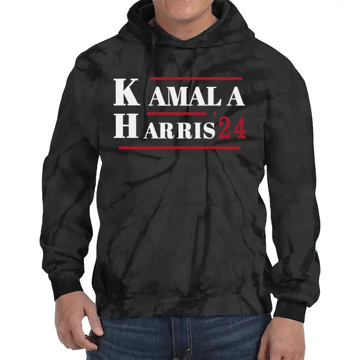 Harris 2024 Kamala Harris 2024 Elections American Flag Gift Tie Dye Hoodie