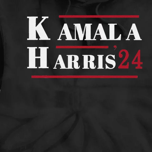 Harris 2024 Kamala Harris 2024 Elections American Flag Gift Tie Dye Hoodie