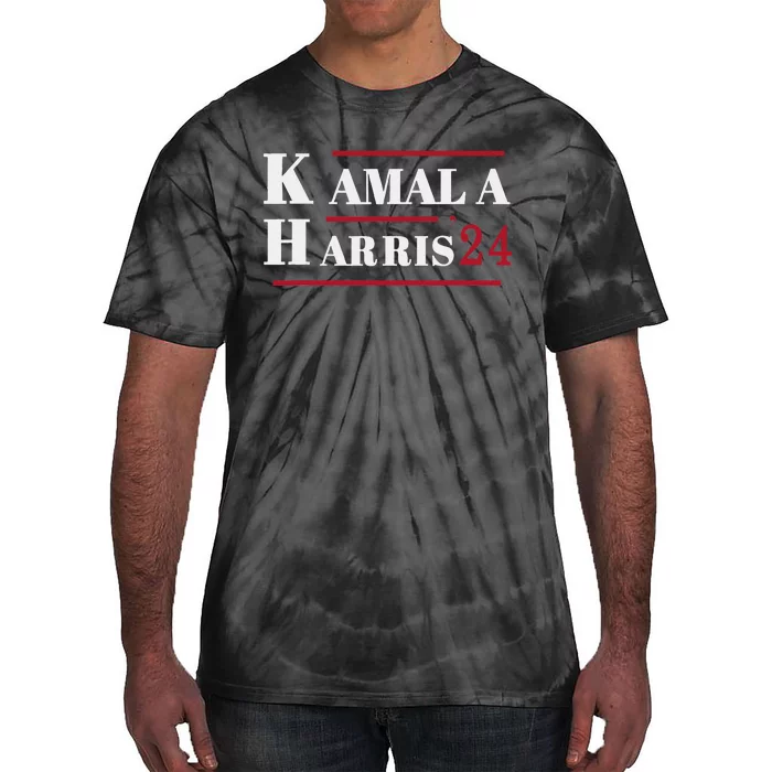 Harris 2024 Kamala Harris 2024 Elections American Flag Gift Tie-Dye T-Shirt