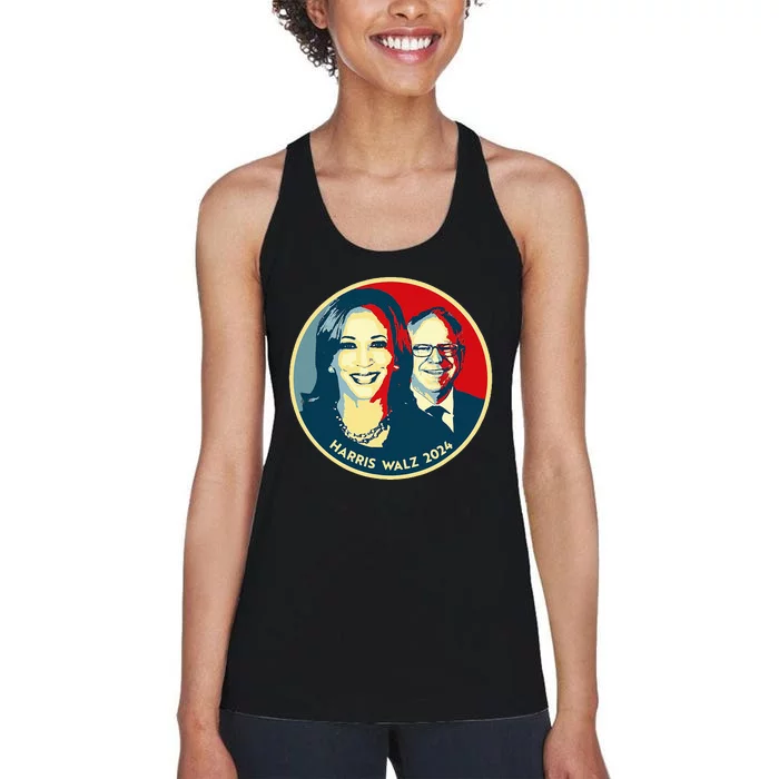 Harriswaltz 2024 Kamalaharris Timwaltz 2024 Women's Racerback Tank