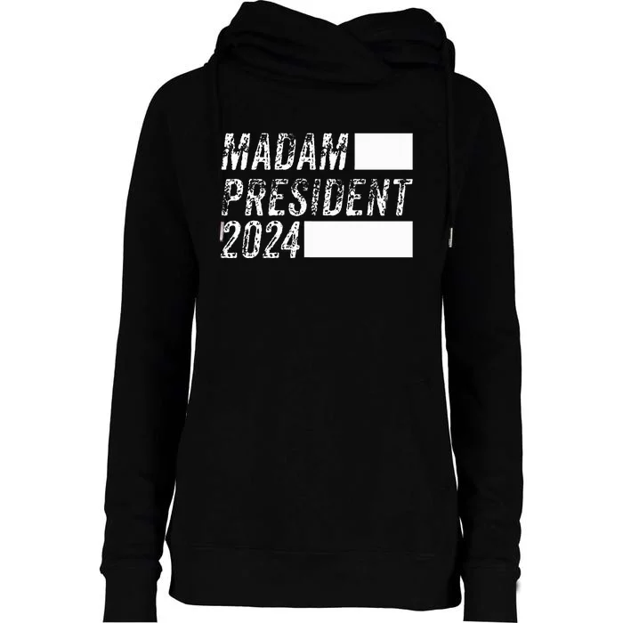 Harris 2024 Kamala For President Sneakers Meme Womens Funnel Neck Pullover Hood