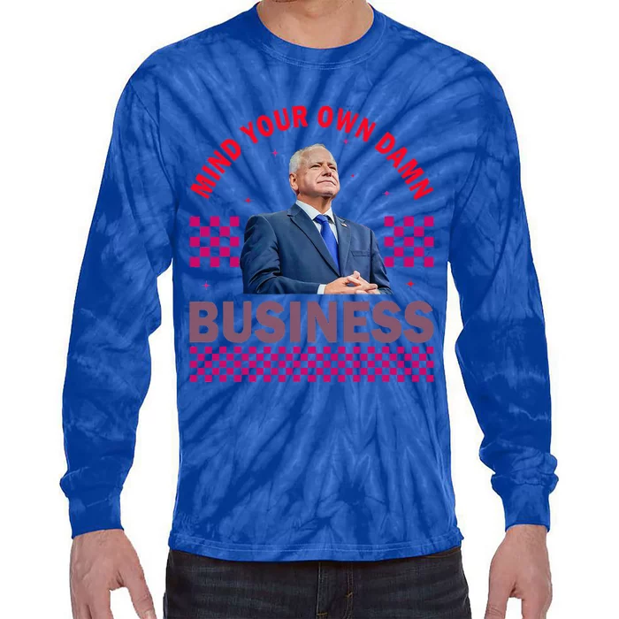 Harriswaltz 2024 Kamalaharris Timwaltz 2024 Tie-Dye Long Sleeve Shirt