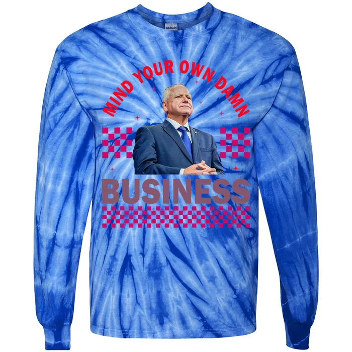 Harriswaltz 2024 Kamalaharris Timwaltz 2024 Tie-Dye Long Sleeve Shirt