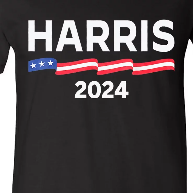 Harriswaltz 2024 Kamala Harris Tim Waltz 2024 V-Neck T-Shirt