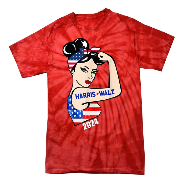 Harriswaltz 2024 Kamalaharris Timwaltz 2024 Tie-Dye T-Shirt