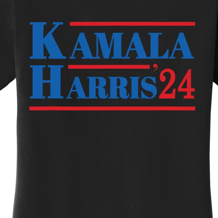 Harris 2024 Kamala Harris 2024 Elections American Flag Women's T-Shirt